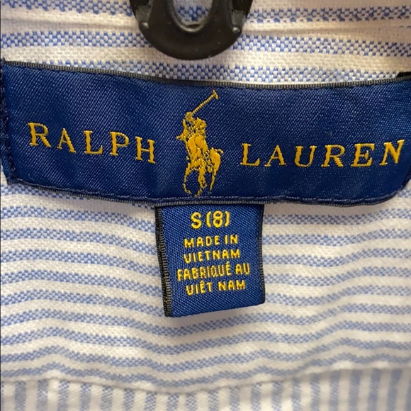 Ralph Laurent boys bottom down Shirt, size 8 (S) - Picture 5 of 7